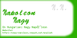 napoleon nagy business card